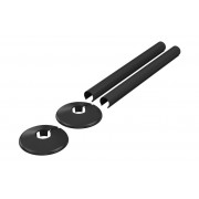 180x18mm Radiator Pipe Sleeves - Black