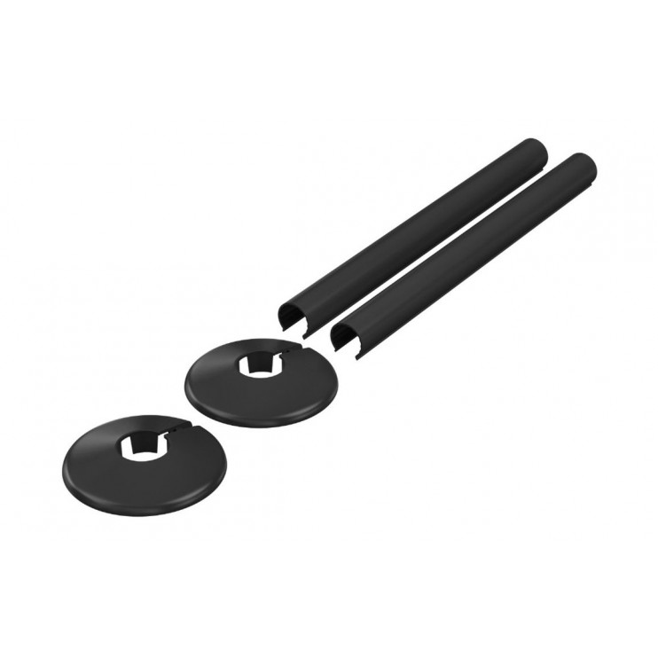 180x18mm Radiator Pipe Sleeves - Black 180x18mm Radiator Pipe Sleeves - Black