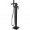 Berio Floor Standing Bath/Shower Mixer - Matt Black Bathroom Taps