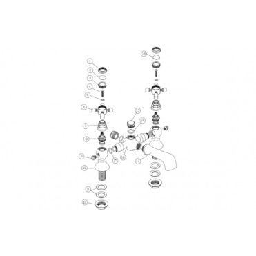 Tadlow Bath Filler - Brushed Brass