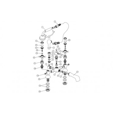 Tadlow Bath/Shower Mixer & Shower Kit - Brushed Brass Tadlow Bath/Shower Mixer & Shower Kit - Brushed Brass