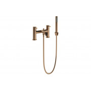 Pescara Bath/Shower Mixer & Bracket - Brushed Bronze