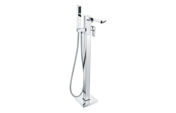 Berio Floor Standing Bath/Shower Mixer - Chrome