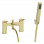 Nancy Bath/Shower Mixer & Bracket - Brushed Brass Bathroom Taps