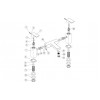 DITB2188 Zacara Bath Filler - Chrome