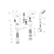 Nerola Low Pressure Bath/Shower Mixer - Chrome Nerola Low Pressure Bath/Shower Mixer - Chrome