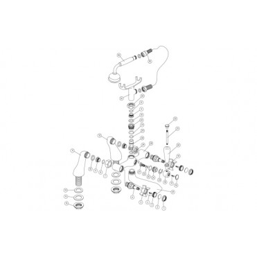 Bordon Bath/Shower Mixer - Chrome