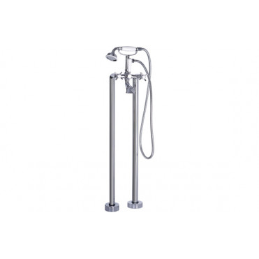 Bordon Floor Standing Bath/Shower Mixer - Chrome