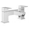 Ponza Bath/Shower Mixer & Bracket - Chrome Bathroom Taps
