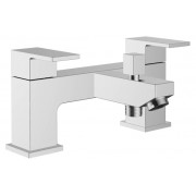 Ponza Bath/Shower Mixer & Bracket - Chrome