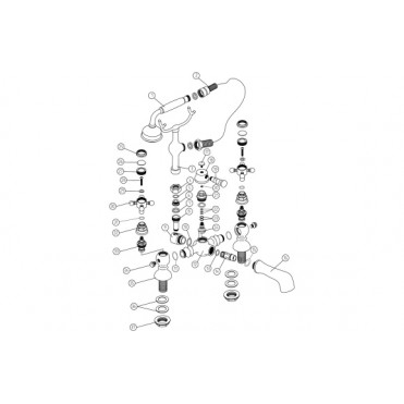 Tadlow Bath/Shower Mixer & Shower Kit - Chrome