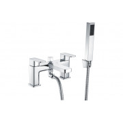 Adria Bath/Shower Mixer & Bracket - Chrome