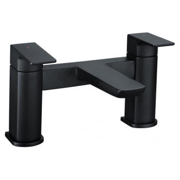Berio Bath Filler - Matt Black Bathroom Taps Berio Bath Filler - Matt Black Bathroom Taps