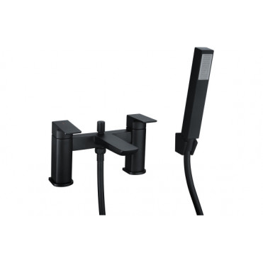 Berio Bath/Shower Mixer - Matt Black Bathroom Taps Berio Bath/Shower Mixer - Matt Black Bathroom Taps