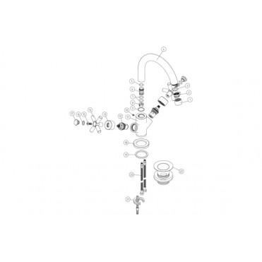 Orford Basin Mixer - Chrome Bathroom Taps