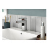 Ponza Basin Mixer & Waste - Chrome Bathroom Taps
