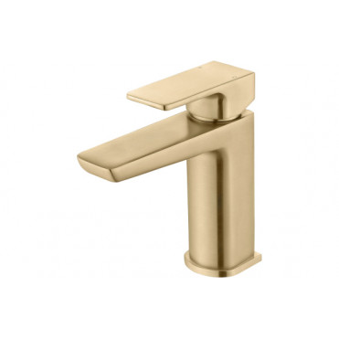 Berio Basin Mixer & Waste - Brushed Brass Bathroom Taps Berio Basin Mixer & Waste - Brushed Brass Bathroom Taps