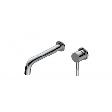 Pescara 220mm Wall Mounted Basin Mixer - Chrome