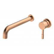 Pescara 220mm Wall Mounted Basin Mixer - Brushed Bronze Pescara 220mm Wall Mounted Basin Mixer - Brushed Bronze