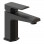 Roda Basin Mixer & Waste - Matt Black Bathroom Taps