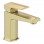 Roda Basin Mixer & Waste - Brushed Brass Bathroom Taps