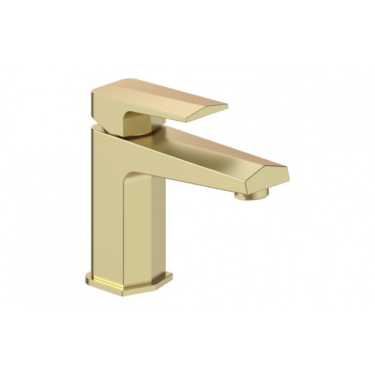 Roda Basin Mixer & Waste - Brushed Brass Bathroom Taps Roda Basin Mixer & Waste - Brushed Brass Bathroom Taps