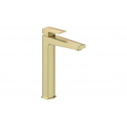 Roda Tall Basin Mixer - Brushed Brass Bathroom Taps