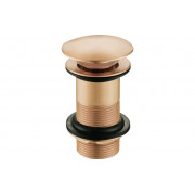 Unslotted Mushroom Basin Waste (1 1/4") - Brushed Bronze
