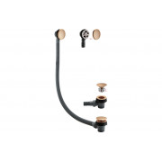 Sprung Bath Waste & Overflow - Brushed Bronze