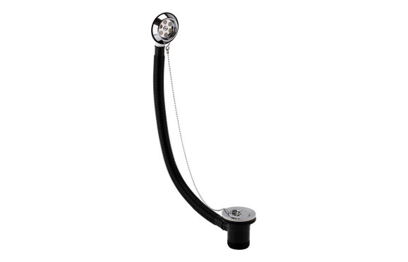 Bath Waste & Tidy Chain Plug - Chrome