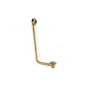 Exposed Bath Plug & Chain Waste - Brushed Brass