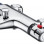 Deck Mounted Thermostatic Bath/Shower Mixer Valve - Chrome