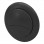 Dual Push Button Cover (Rod) - Matt Black