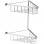 Elena 2-Tier Corner Shower Caddy - Chrome