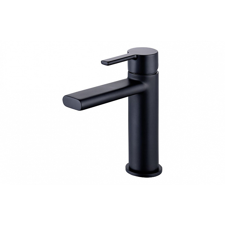 Evola Basin Mixer - Matt Black Bathroom Taps Evola Basin Mixer - Matt Black Bathroom Taps