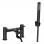Evola Bath/Shower Mixer - Matt Black Bathroom Taps