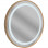 Halo 600mm Round Front-Lit LED Mirror - Brushed Bronze