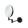 Hoshi Round LED Cosmetic Mirror - Black