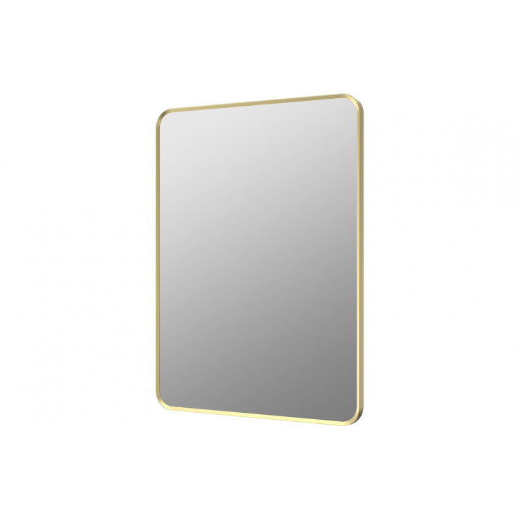 Kenji 600x800mm Rectangle Mirror - Brushed Brass
