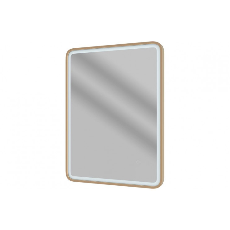 Kota 600mm Rectangle Front-Lit LED Mirror - Brushed Bronze