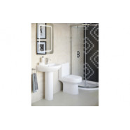 Laurus Rimless Back To Wall Comfort Height WC & Soft Close Seat