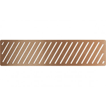 Linear Tray Waste Cover - Brushed Bronze Linear Tray Waste Cover - Brushed Bronze