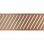 Linear Tray Waste Cover - Brushed Bronze