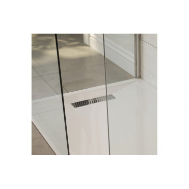 Linear Tray Waste & Cover - Chrome Linear Tray Waste & Cover - Chrome