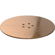 Low Profile Tray Waste Cover - Brushed Bronze