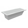 Navarre Square Single End 1500x700x550mm 0TH Bath w/Legs