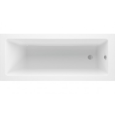 Navarre Square Single End SUPERCAST 1700x700x550mm 0TH Bath w/Legs