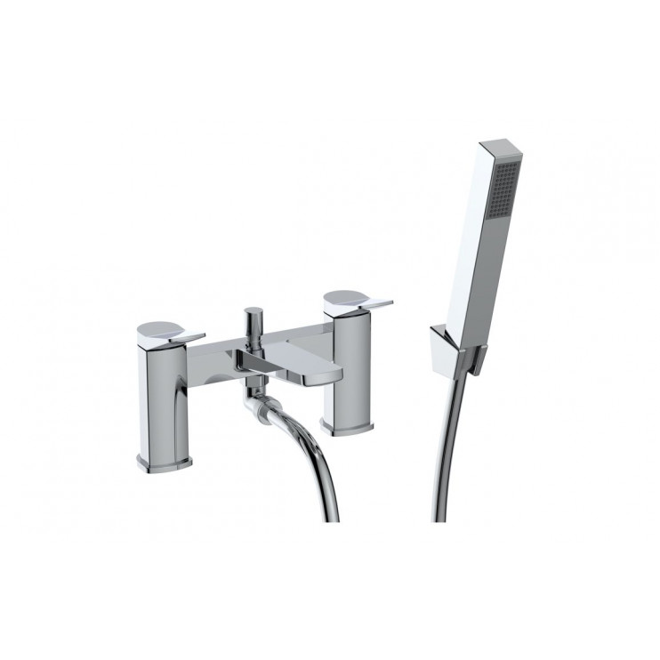 Nancy Bath/Shower Mixer & Bracket - Chrome Bathroom Taps