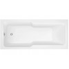 Ocala Straight 1700x750x550mm 0TH C Shower Bath w/Legs