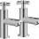 Orford Basin Taps - Chrome Bathroom Taps